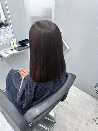 ミディアム ハイトーン🎀 前髪こだわり💘愛美のヘアスタイル