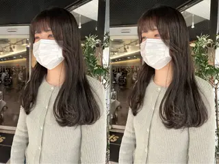 カラー カットパーマ 🌀あさみのヘアスタイル