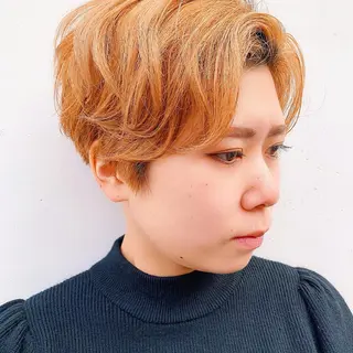 ショート カラー CODE.LINE所属・中川 竜誠のヘアスタイル