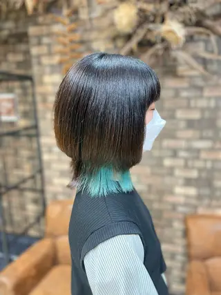 ミディアム カラー ✨ハイトーン✨ダブル カラー✨シバサキのヘアスタイル