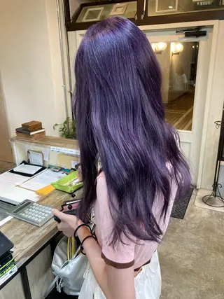 ロング カラー 新田龍之輔 →メンズ／派手髪のヘアスタイル