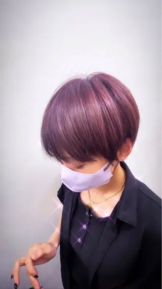 ショート カラー 東出 レイ🕊のヘアスタイル