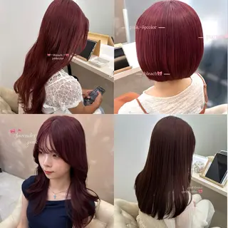 カラー 暖色/girlyヘア /yumeka🩰のヘアスタイル