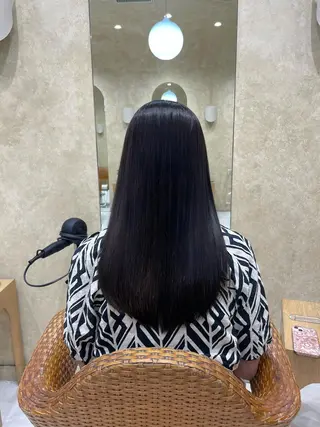 ロング カラー 川中 あいかのヘアスタイル