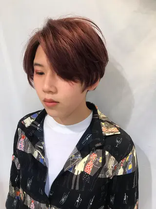 ショート 三田 豪のヘアスタイル
