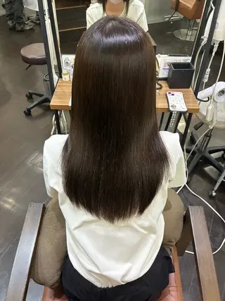 ロング カラー ヘアアレンジ 🍒ᩚ名駅/艶髪 縮毛矯正/あゆ🍒ᩚのヘアスタイル