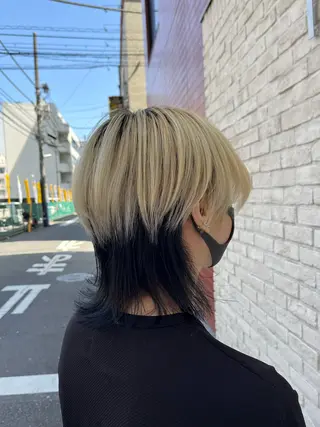 メンズ 🫧ハイトーン個性髪 🫧マヤのヘアスタイル