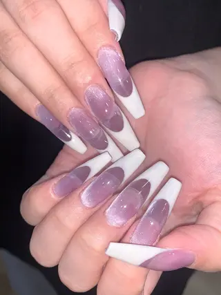 ネイル NES NAIL所属・さゆり￤推しキャラ ￤ロングネイル🩷のネイルデザイン