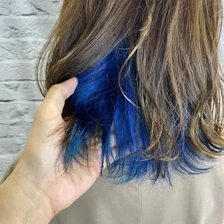 ミディアム シムラ カイゲンのヘアスタイル