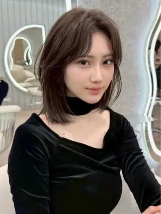 ミディアム 藤村 将士のヘアスタイル