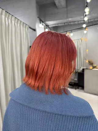 ショート カラー 透明感カラー/パーマ 🌀アオノのヘアスタイル