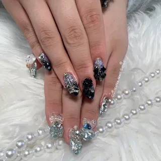 ネイル CC  NaNa ワンホンネイル🌙Nのネイルデザイン