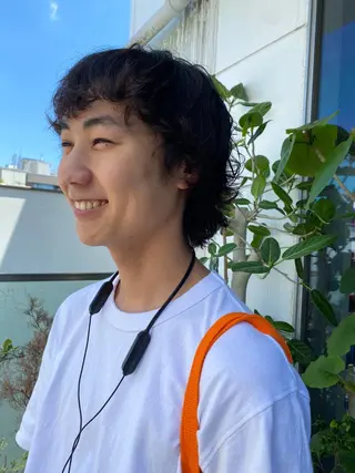 ショート カラー パーマ ヘアアレンジ メンズ 押切 響　のヘアスタイル