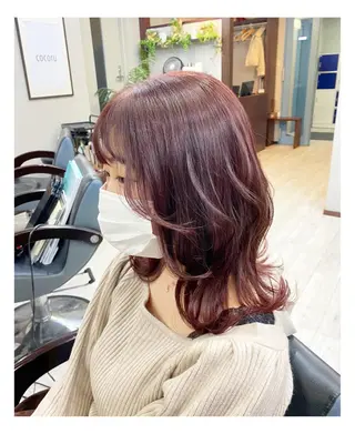 セミロング カラー cocoru所属・＊横浜駅＊ 金子 誠也のヘアスタイル