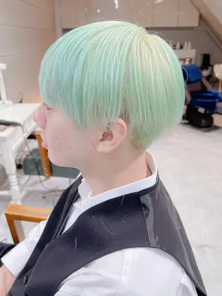 ショート メンズ Days 透明感カラーのヘアスタイル