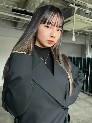 ロング 銀座/韓国/ワンホン 🤍艶髪🖤nahoのヘアスタイル