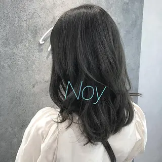 ミディアム 所渉/韓国レイヤー /ウルフカットのヘアスタイル