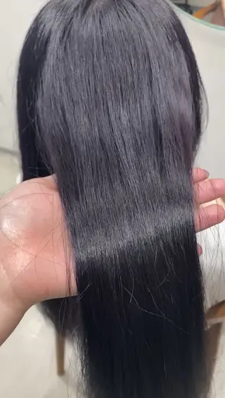 ロング M Rのヘアスタイル