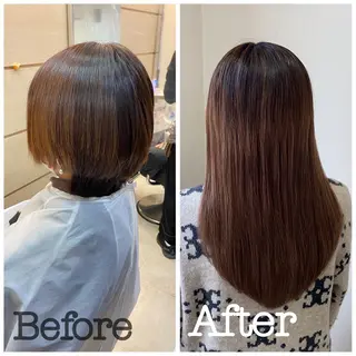 カラー すみす🎀ヘアメ/ 艶カラー/エクステのヘアスタイル