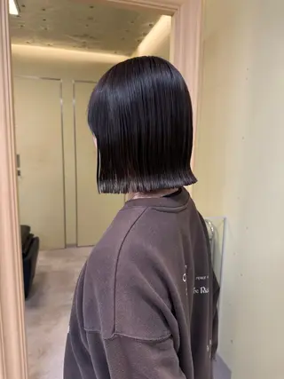 ショート カラー 伶風/ボブ/ ヘーゼルベージュのヘアスタイル
