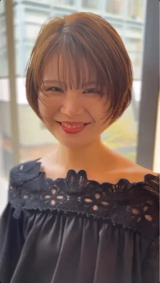 ショート HairLE WIN 銀座所属・Hair LEWIN Fujiのヘアスタイル