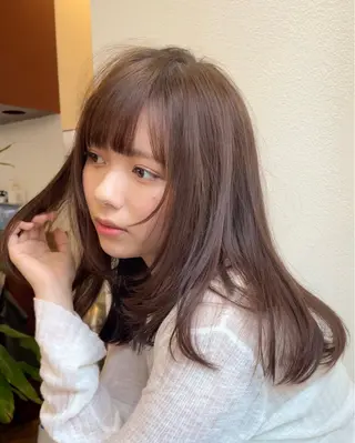 ロング カラー GROW middle所属・山梨 洸のヘアスタイル