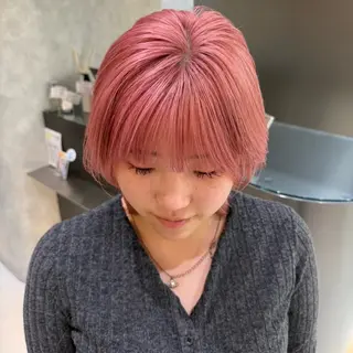 ミディアム 艶ハイトーン/ 颯一朗のヘアスタイル