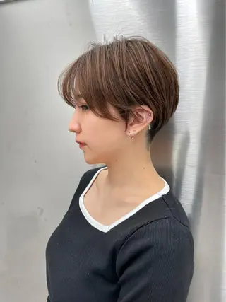 ショート 京都レイヤーカット/ 縮毛矯正/羽柴りくのヘアスタイル