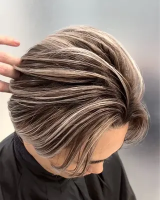 カラー メンズ レディースカット いからしゆうたのヘアスタイル