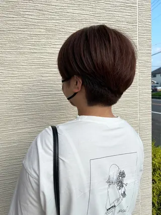 ショート 村上 玲奈のヘアスタイル