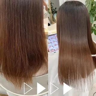 セミロング カラー 美容師っぽくないけど 上手いんだなぁ🐭のヘアスタイル