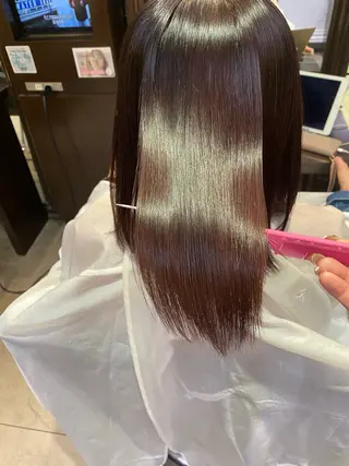 ミディアム 【髪質改善💎韓国風 レイヤー🌷】山川のヘアスタイル