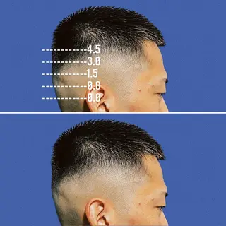 ショート カラー パーマ メンズ &CREW スタッフのヘアスタイル