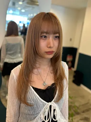 ロング ☁️RIKA☁️ @ri2_____bのヘアスタイル