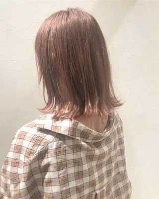 ミディアム カラー nakahara madokaのヘアスタイル