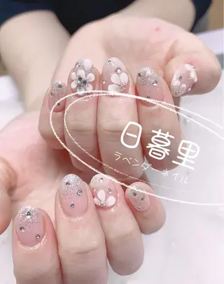 ネイル ラベンダー💖日暮里 ルル💖ネイルのネイルデザイン