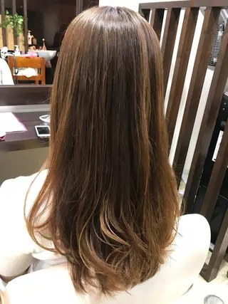 ロング 竹内 杏里奈のヘアスタイル
