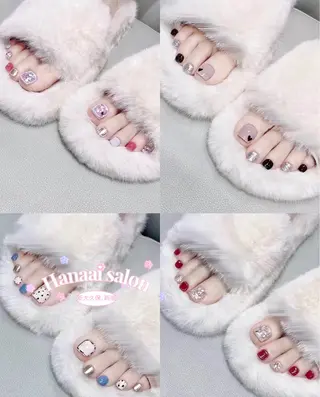 ミディアム Hanaai Salon新宿店のネイルデザイン