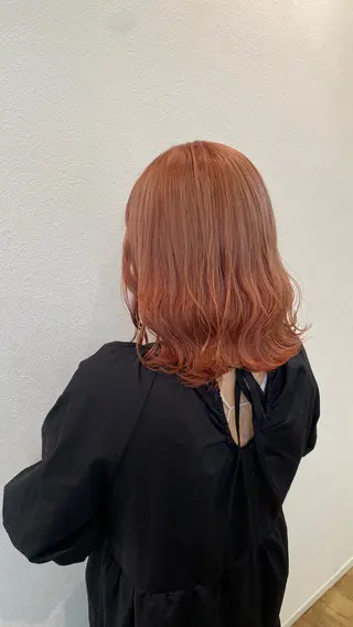 セミロング カラー 藤野 凪沙のヘアスタイル