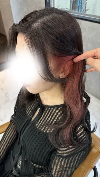 ロング カラー Mayo/ダブルカラ メンズカット/カラーのヘアスタイル