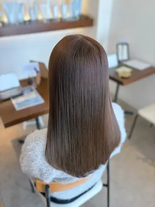 ロング カラー 髪質改善カラー 貝本 遥那 🧸⸝⋆*のヘアスタイル