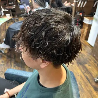 ショート パーマ メンズ ツイスパ/メンズ特化 🦋𝑺𝑶𝑵𝑬の眉毛・アイブロウイメージ