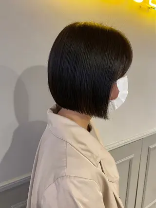 ショート カラー ヘアアレンジ flammeum所属・ハイトーン/ボブ /misakiのヘアスタイル