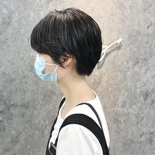 ショート 所渉/韓国レイヤー /ウルフカットのヘアスタイル