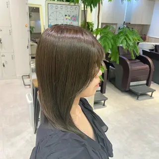 ミディアム omocha umiのヘアスタイル