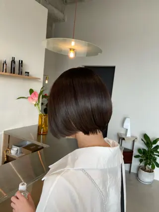 ショート カラー 石川 瑠琉のヘアスタイル