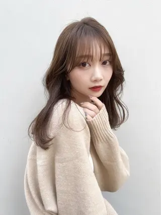 セミロング YUZA grow hair所属・Luca/ルカ 🫐のヘアスタイル