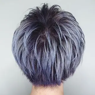 カラー パーマ ヘアアレンジ メンズ ブリーチ/ヘアケア/ 艶髪/イギチハルのヘアスタイル