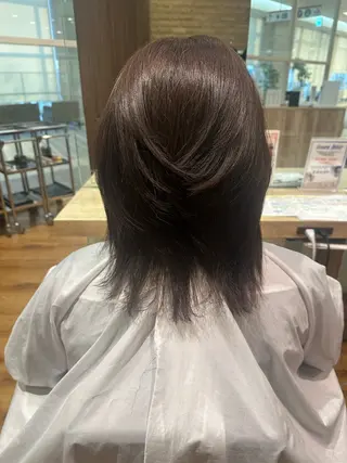 ミディアム lovehairスマーク伊勢崎店所属・岩崎 桃子のヘアスタイル