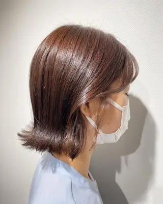ミディアム 🌟デザインカラー 久保悠那のヘアスタイル